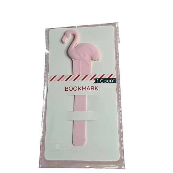 Cute Novelty Bookmarks Set Flamingo Flying Envelope Clouds Peace Sign - Picture 2 of 10